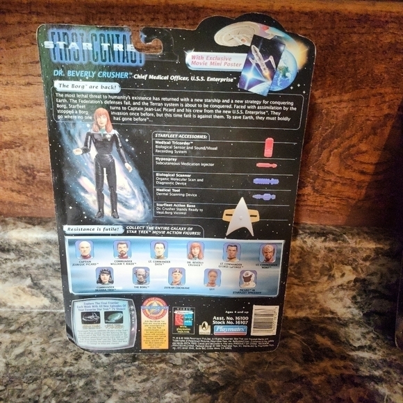 Star Trek Beverly Crusher Doll figure NIB - Picture 4 of 5